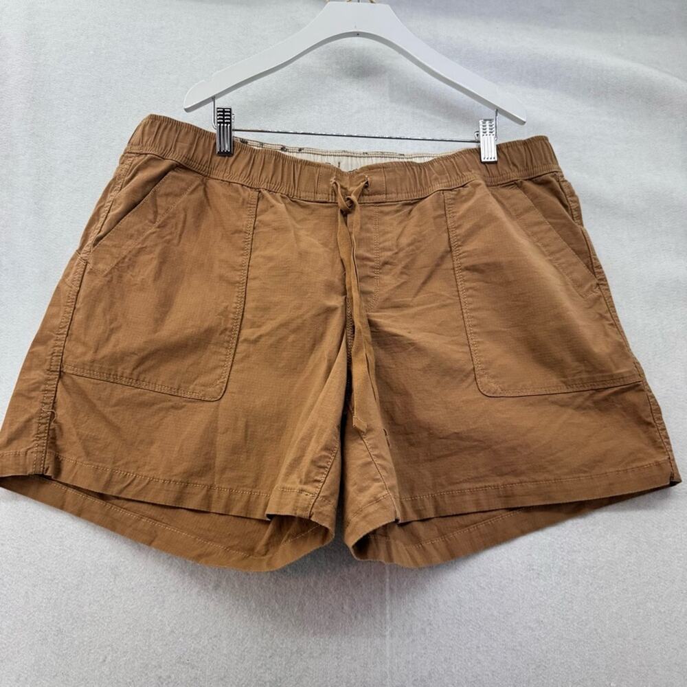 NWOT The North Face Women’s Elastic Waist Chino Shorts Tan size XL